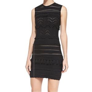 Isabel Marant Etoile Shelly Zigzag Crochet Knit Sheath Dress | Size 6